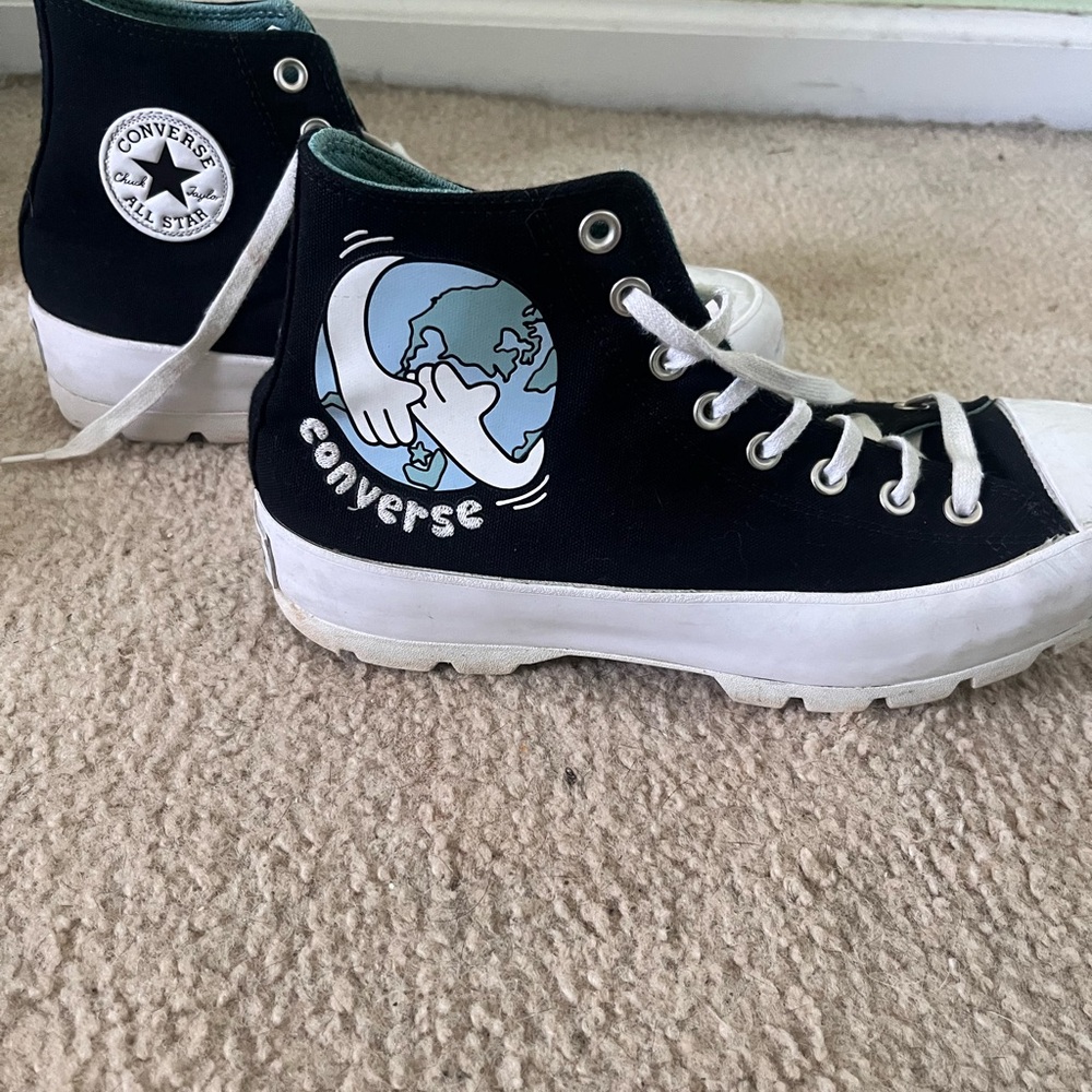 Black High-Top Platform Women’s Converse